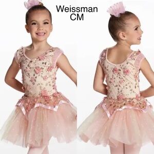 Weissman Blush Floral Dance Costume